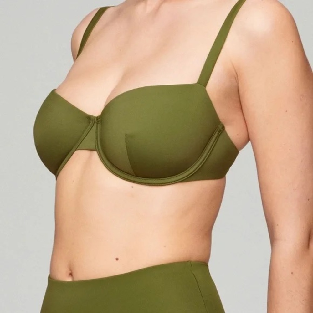 Cuup Balconette Swim Bikini Top - Fern